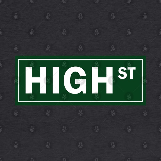 High Street Sign by ShayliKipnis